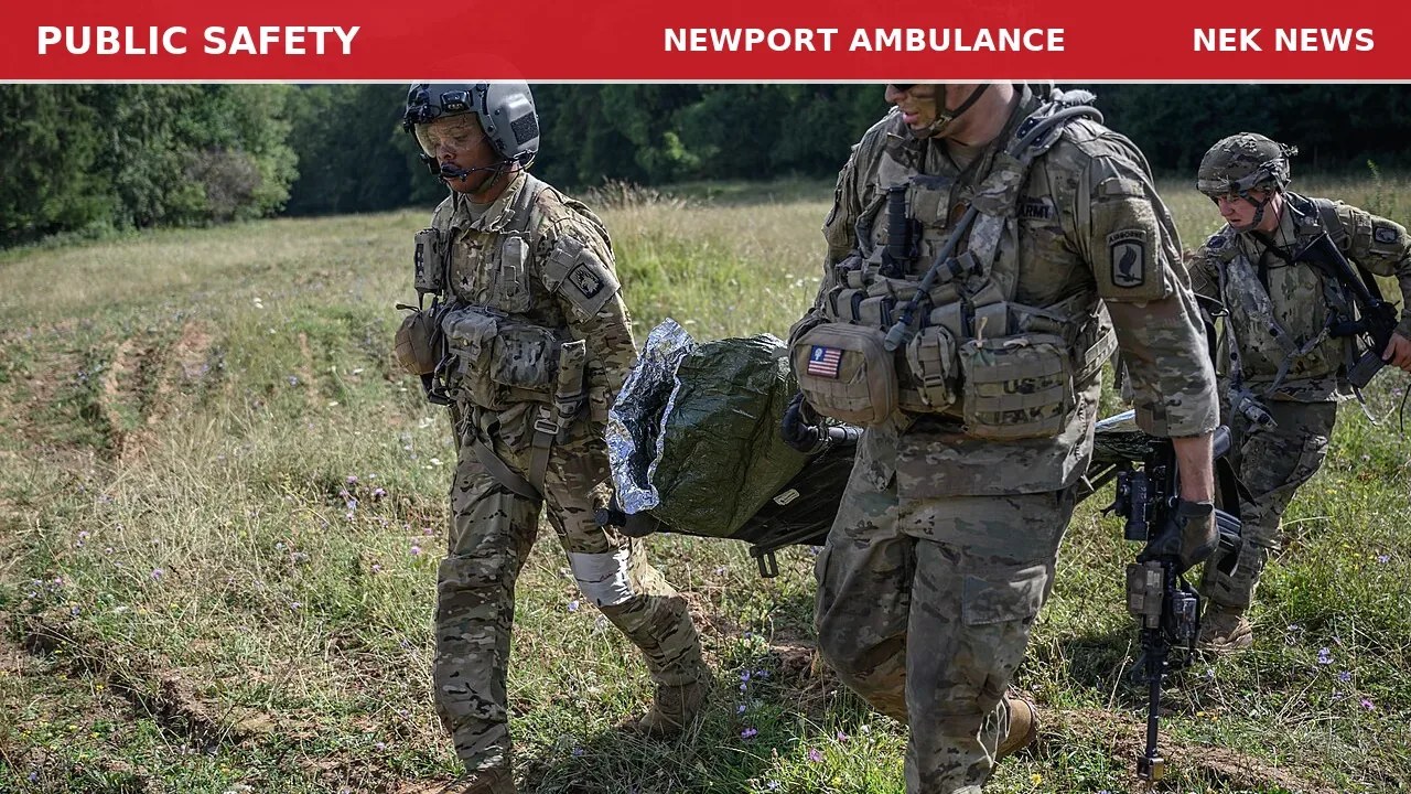 Elderly Man Falls at Meachaud Manor in Newport