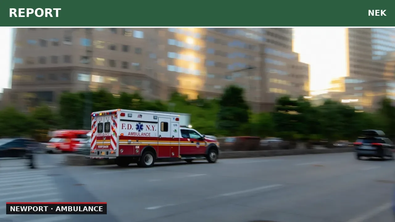 Newport Ambulance Responds to Possible Allergic Reaction at Waterfront Plaza