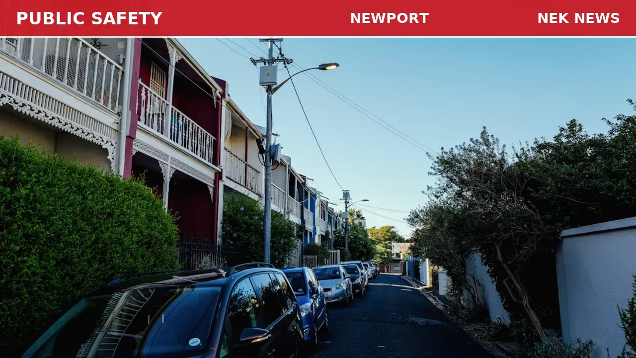 Female with trouble breathing on Pope Street in Newport