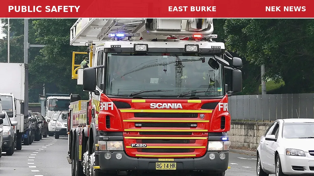 Fire Reported in East Burke