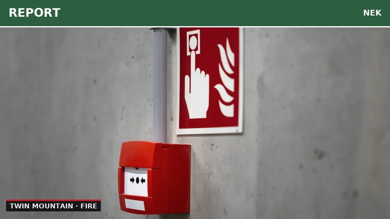 Fire alarm activation at Little River Road in Carroll