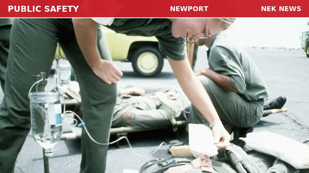 Seizure Call for 14-Year-Old Female on Lake Road in Newport