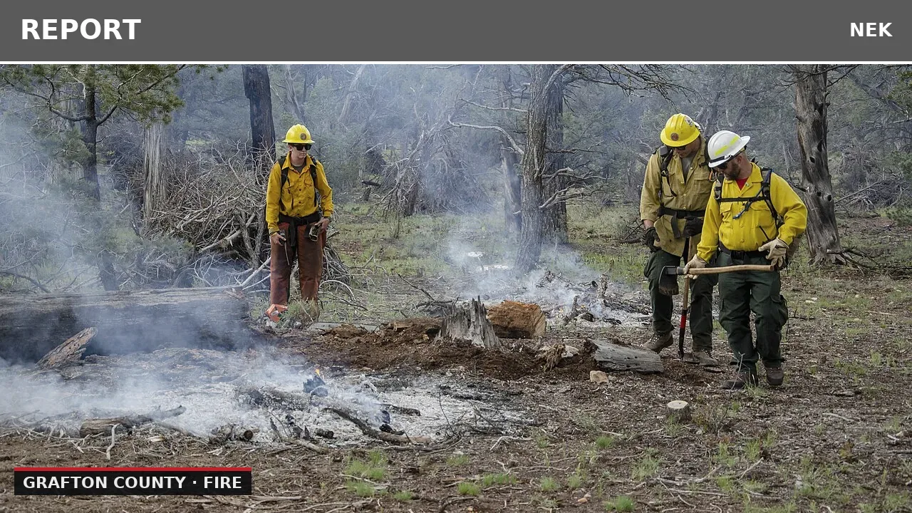 Illegal burn reported on Wild Ammonoosuc Road