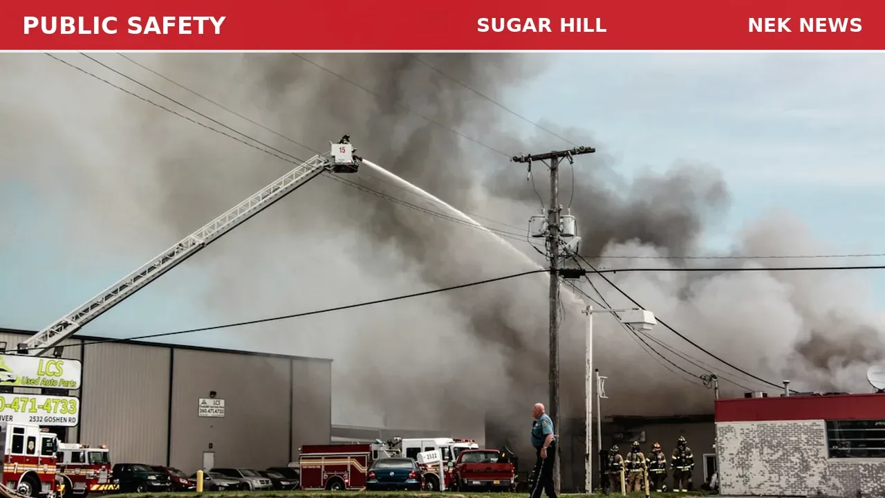 Wires on Fire at 660 Blake Road in Sugar Hill