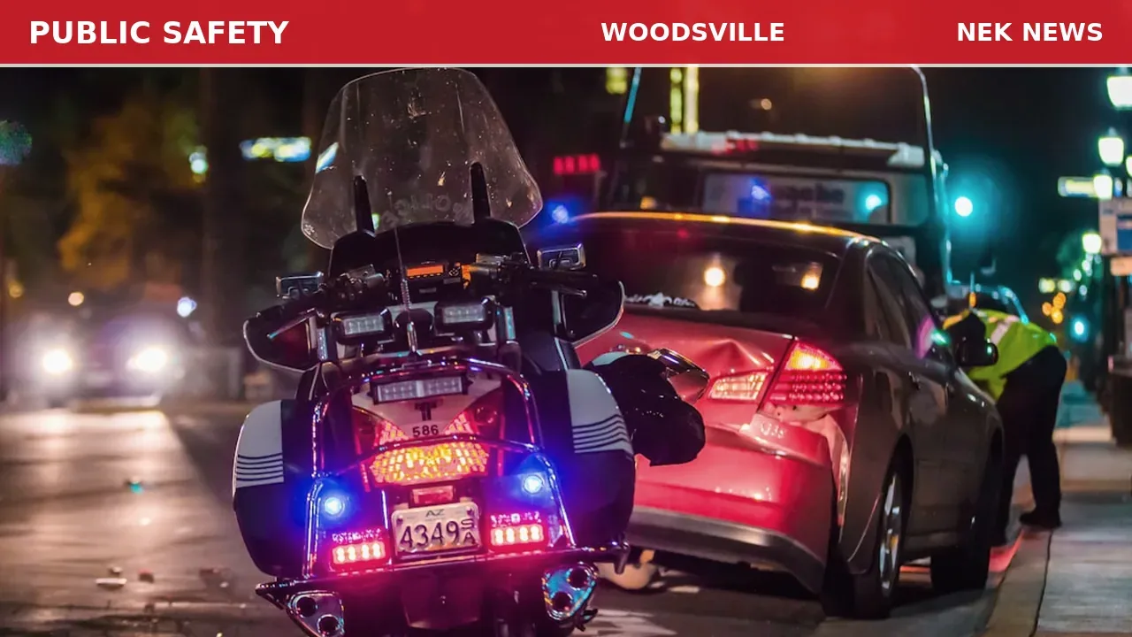 Two-Car Crash with Minor Injuries at Railroad and Main in Woodsville