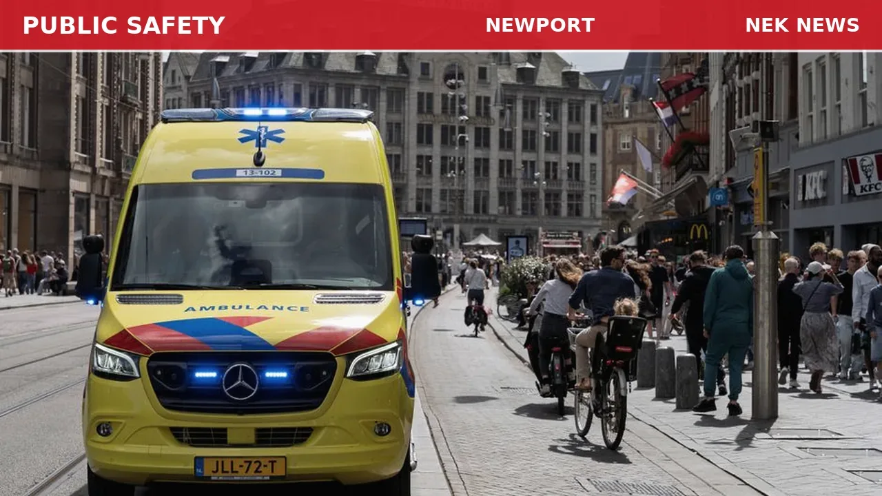 Child on Bike Struck by Vehicle on Railroad Square in Newport City