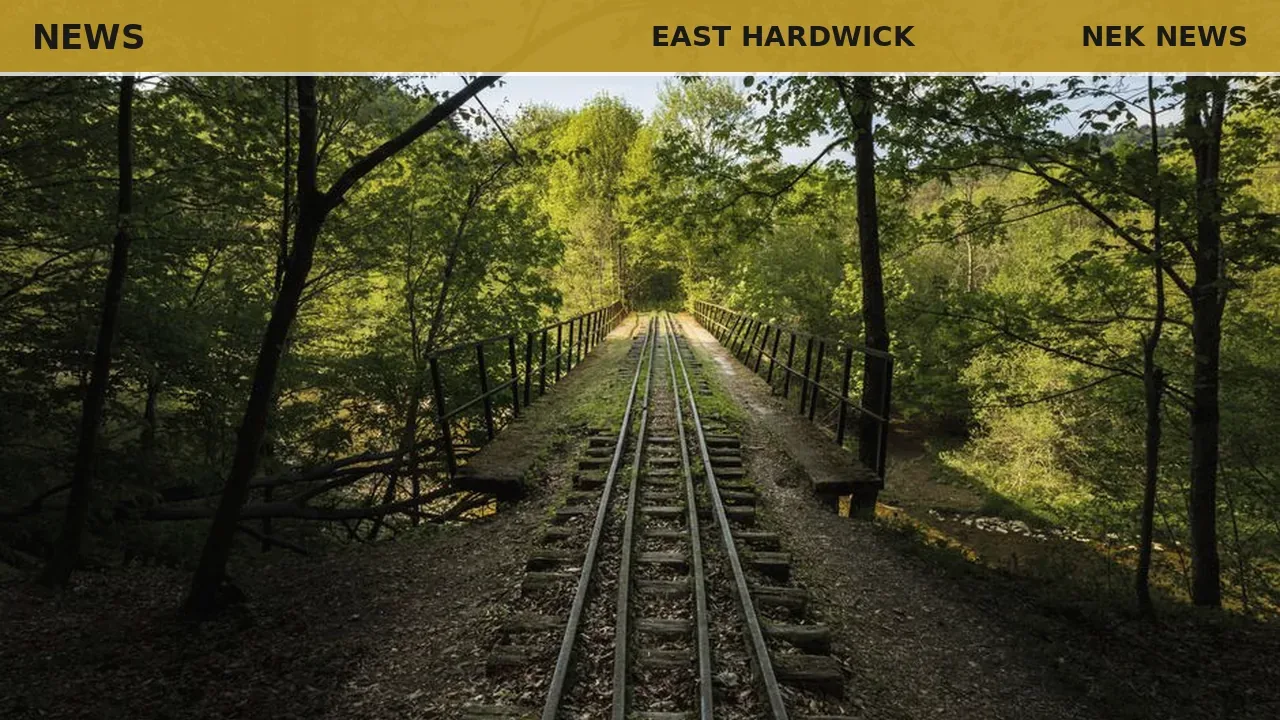 Interpretive panel unveiled for East Hardwick rail trail trailhead