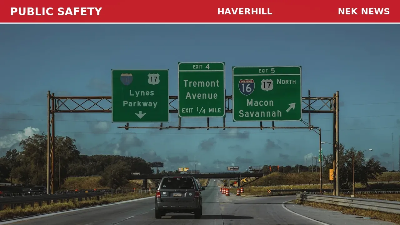 Single-Vehicle Crash on Mount Washington Highway in Haverhill