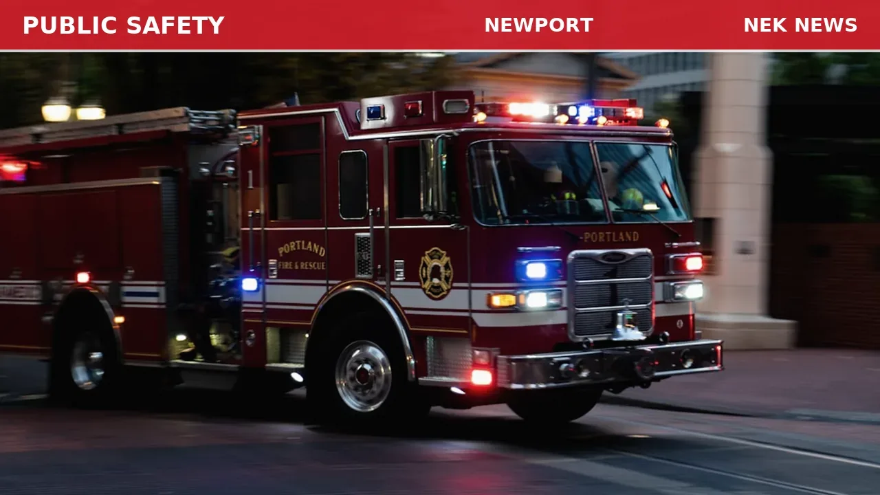 Fire alarm activation at Cumberland Farms in Newport