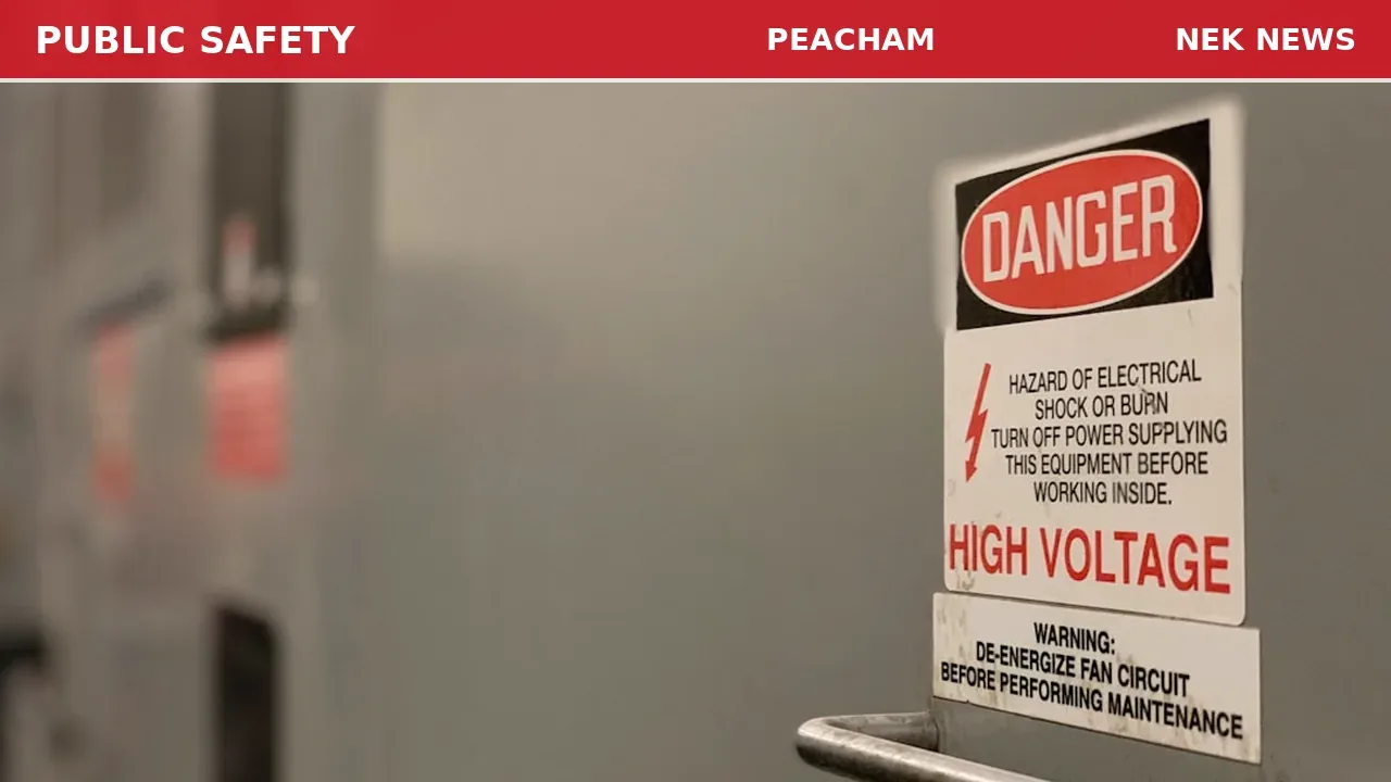 Possible Electrical Short Reported in Peacham