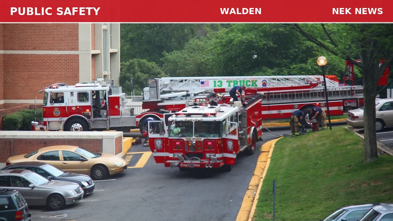 Residential Fire Alarm on Ketchhalt Road in Walden