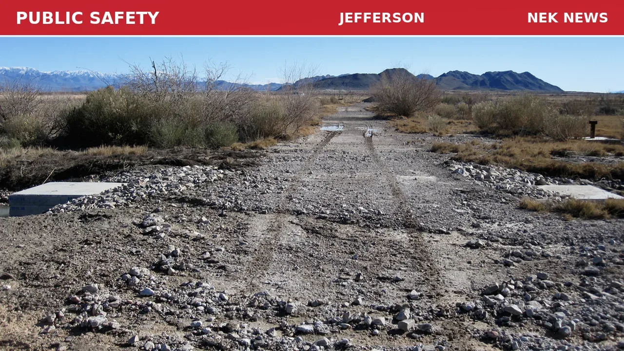 Washout Reported at 581 Trudeau Road in Jefferson