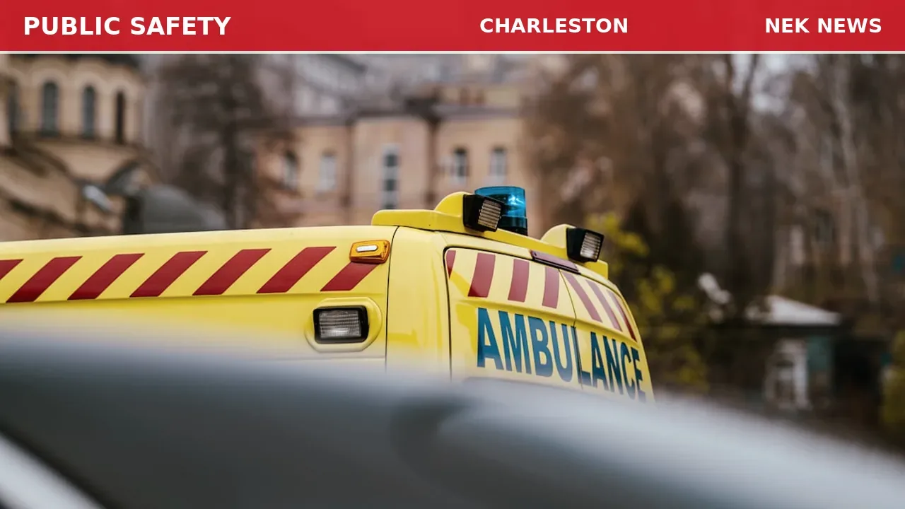 Two elderly people fall on Angel Lake Road in Charleston