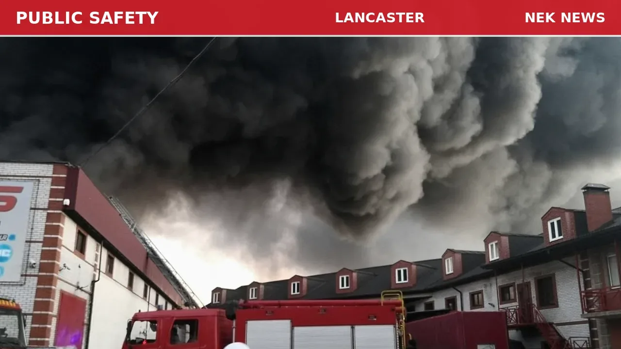 Smoke Reported in Building on Elm Street in Lancaster
