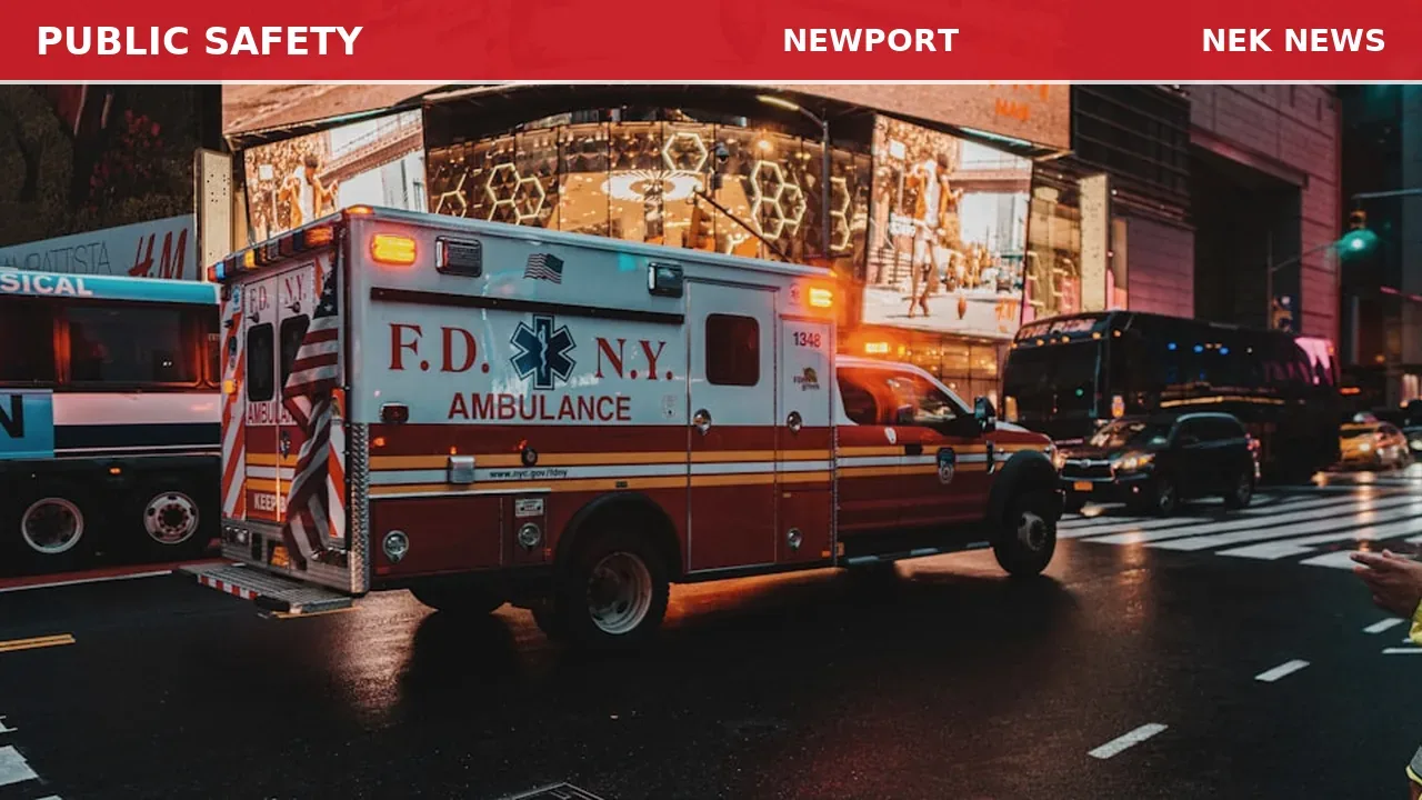 Medical Call for Elderly Man on Church Street in Newport