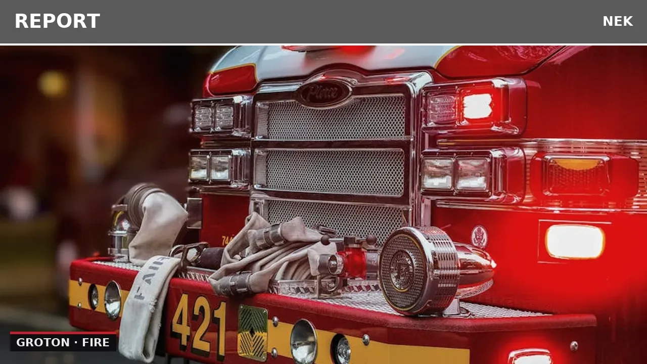 Fire alarm activation in Groton