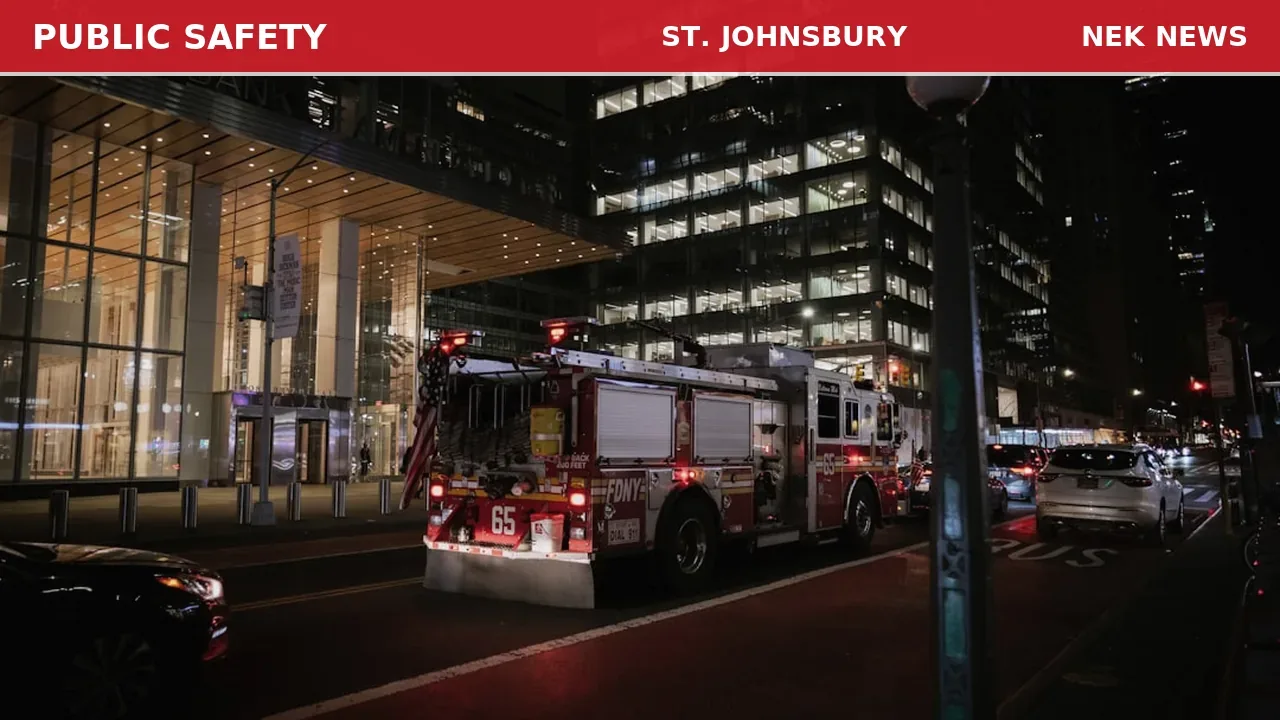 Fire Alarm Prompts Response on Spaulding Street in St. Johnsbury