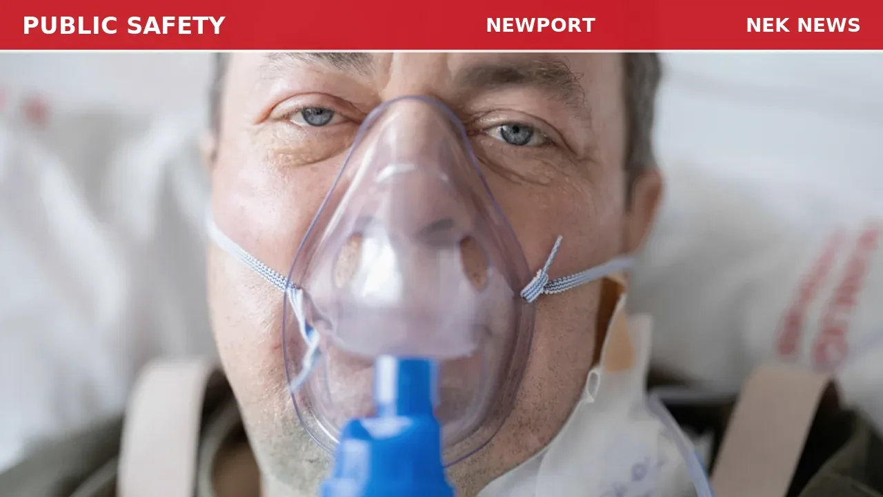Difficulty Breathing Call on Oak Street in Newport