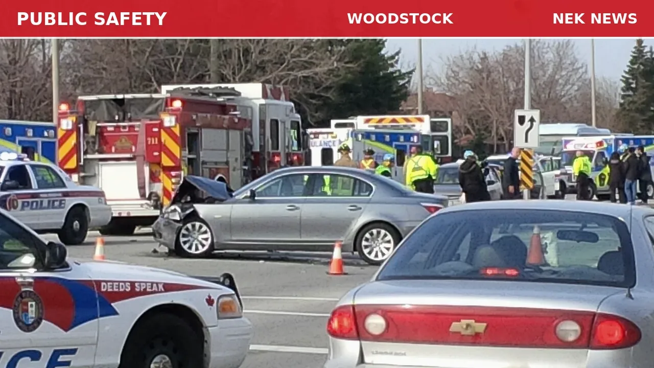 Medical Emergency on I-93 in Woodstock