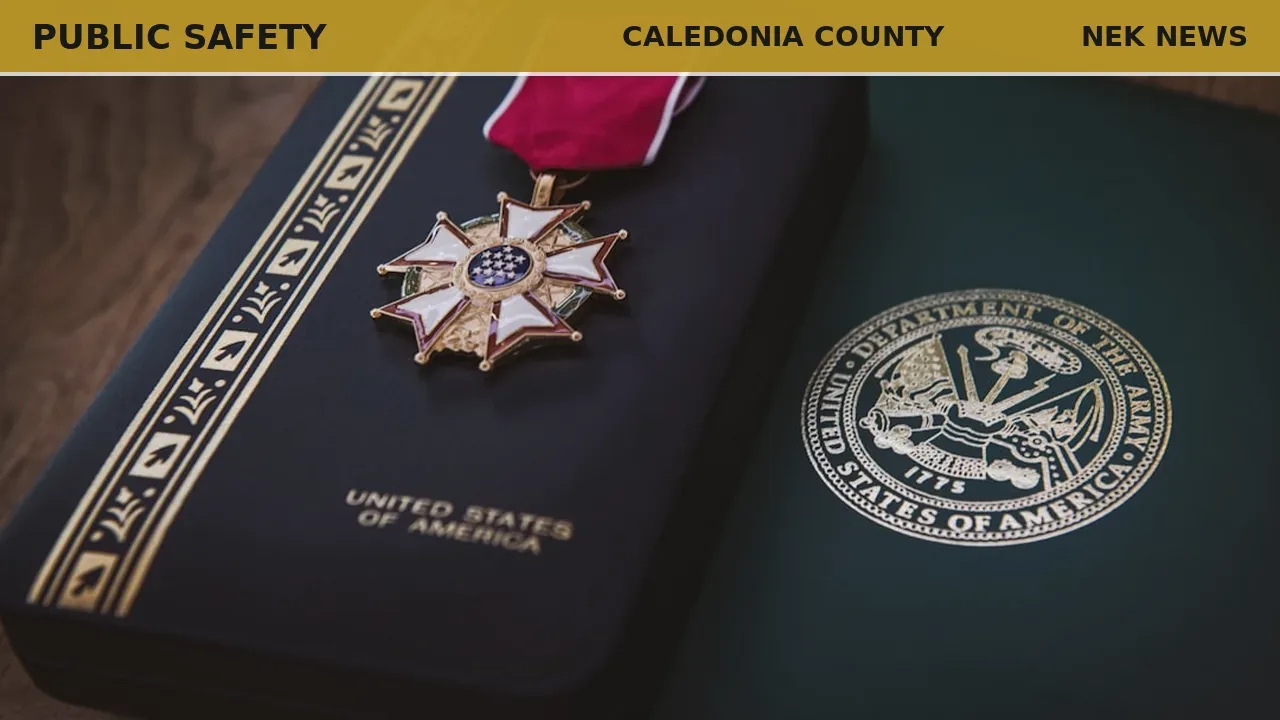 Former Caledonia County Sheriff's license plate retired