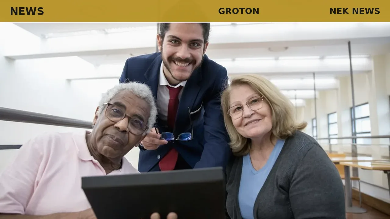 Scam awareness talk at Groton HUB opening