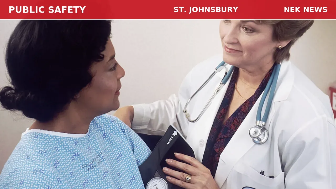 Chest pain call on Cherry Street in St. Johnsbury