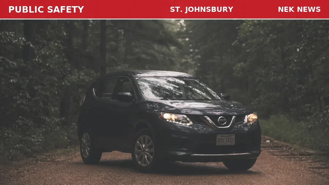 Silver Nissan Driver Possibly Intoxicated Reported in St. Johnsbury