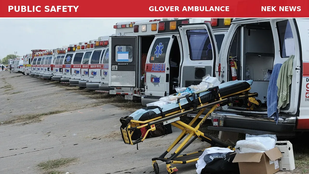 Medical call on Old Heights Road in Glover