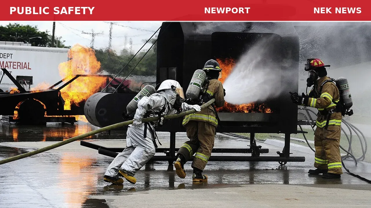 Working Fire at Motel on East Main Street in Newport