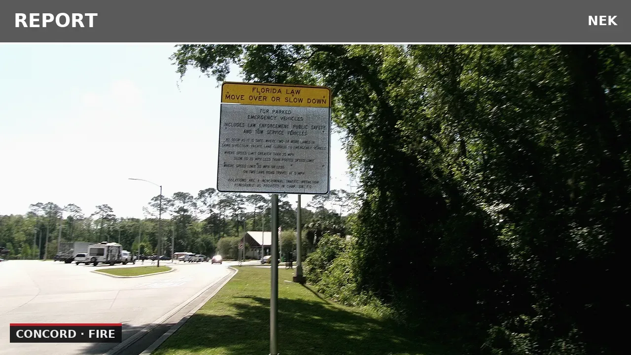 Medical Call at Concord Rest Area