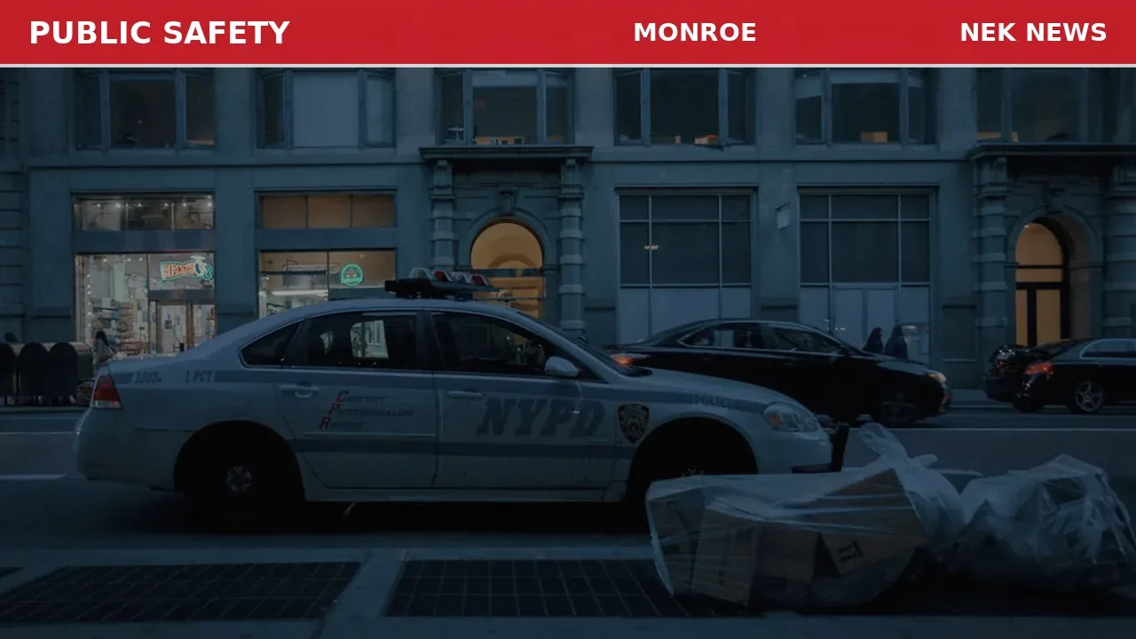 Police Conduct Thorough Check on Monroe Road in Monroe