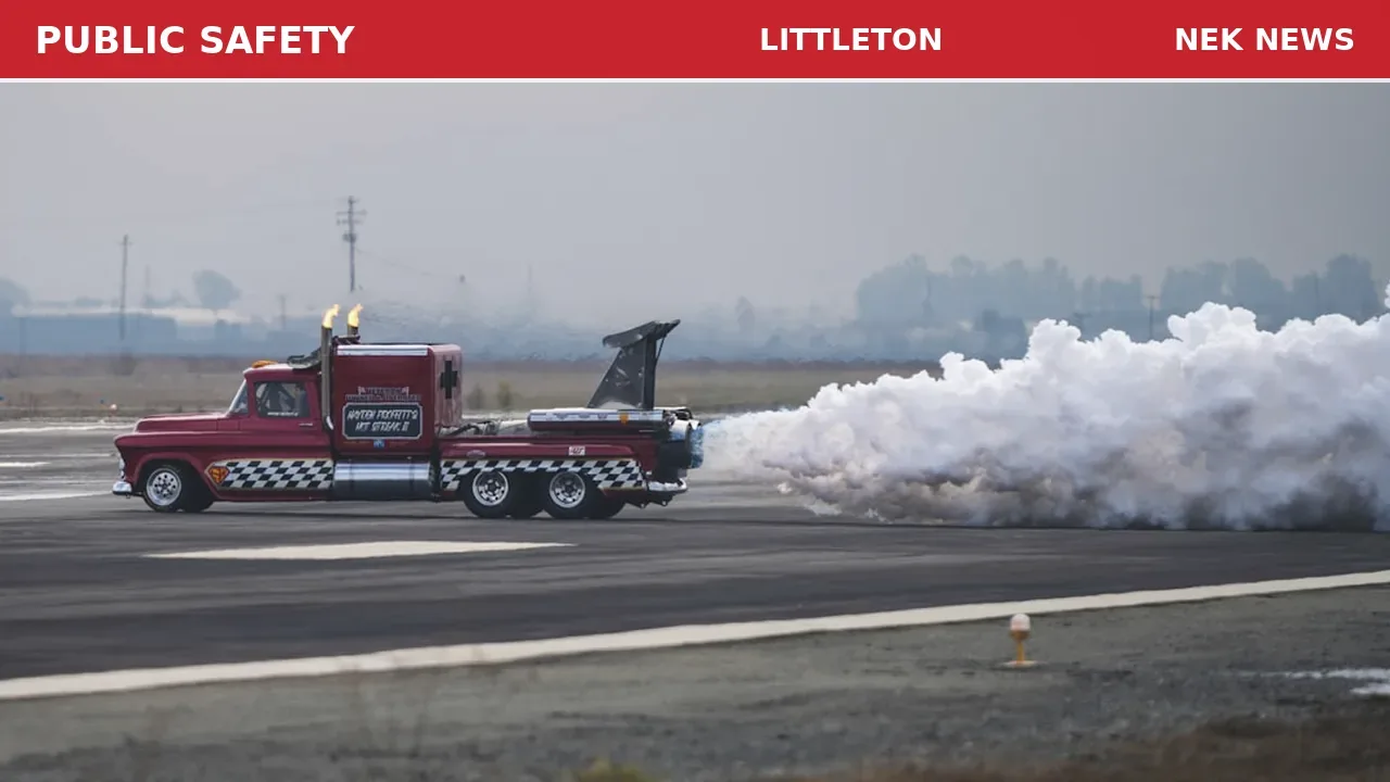 Vehicle Fire on I-93 in Littleton
