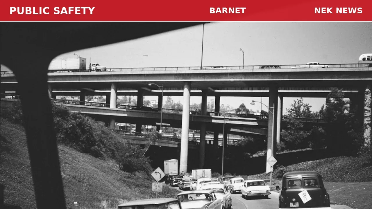 Medical Emergency on I-91 in Barnet