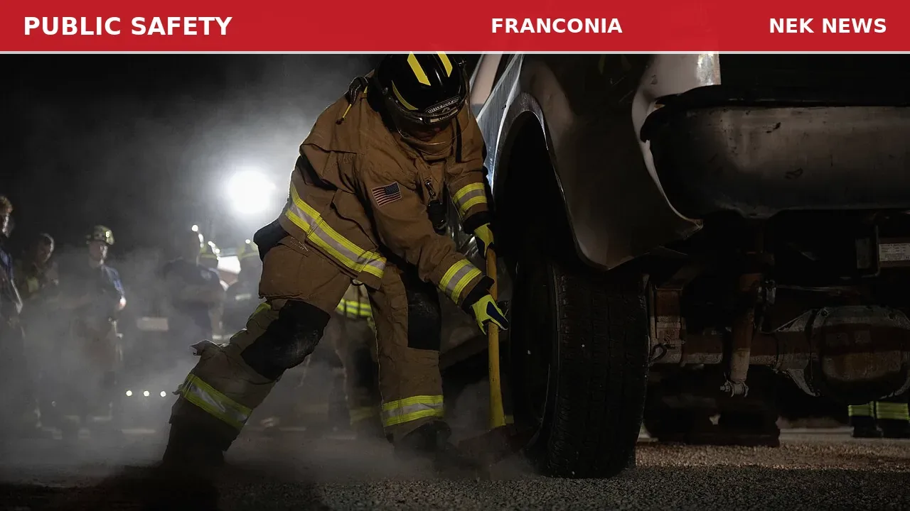 Vehicle Crash With Entrapment on Route 3 in Franconia