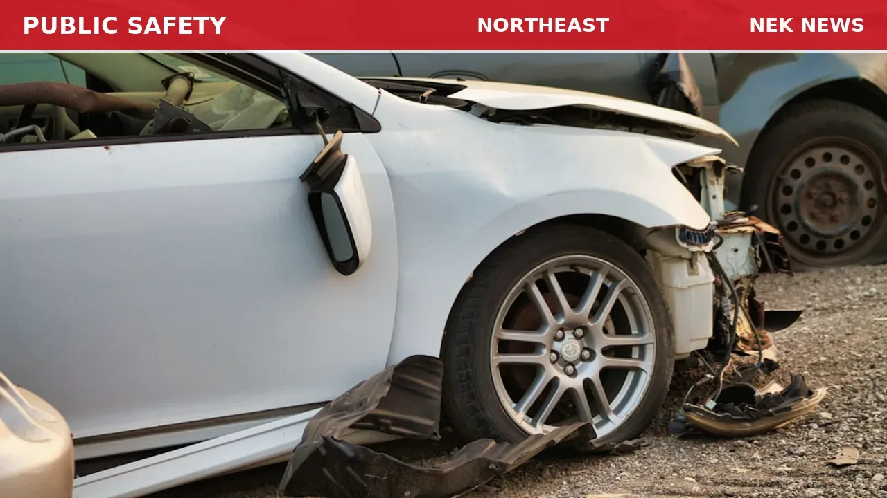 Crash in Northeast Kingdom Sends Operator to Copley Hospital
