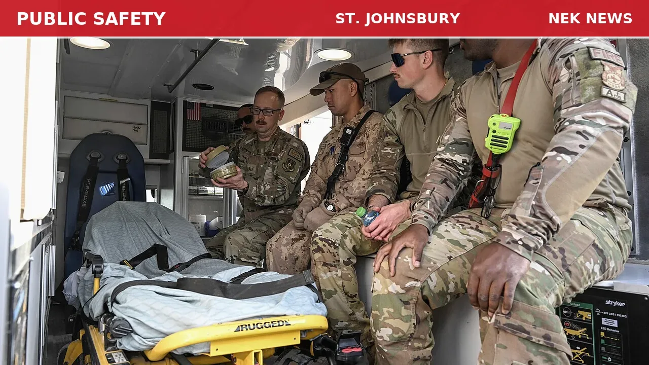 Medical Call on Water Street in St. Johnsbury