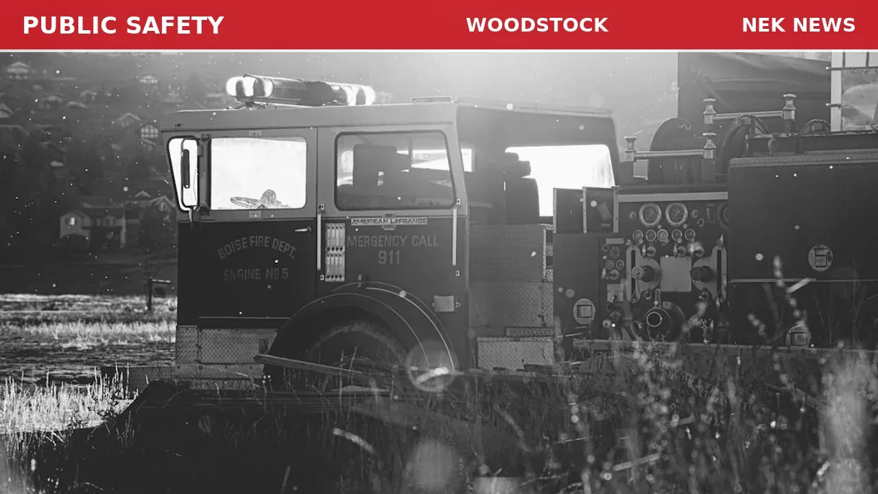 Structure Fire on Scenic View Drive in Woodstock