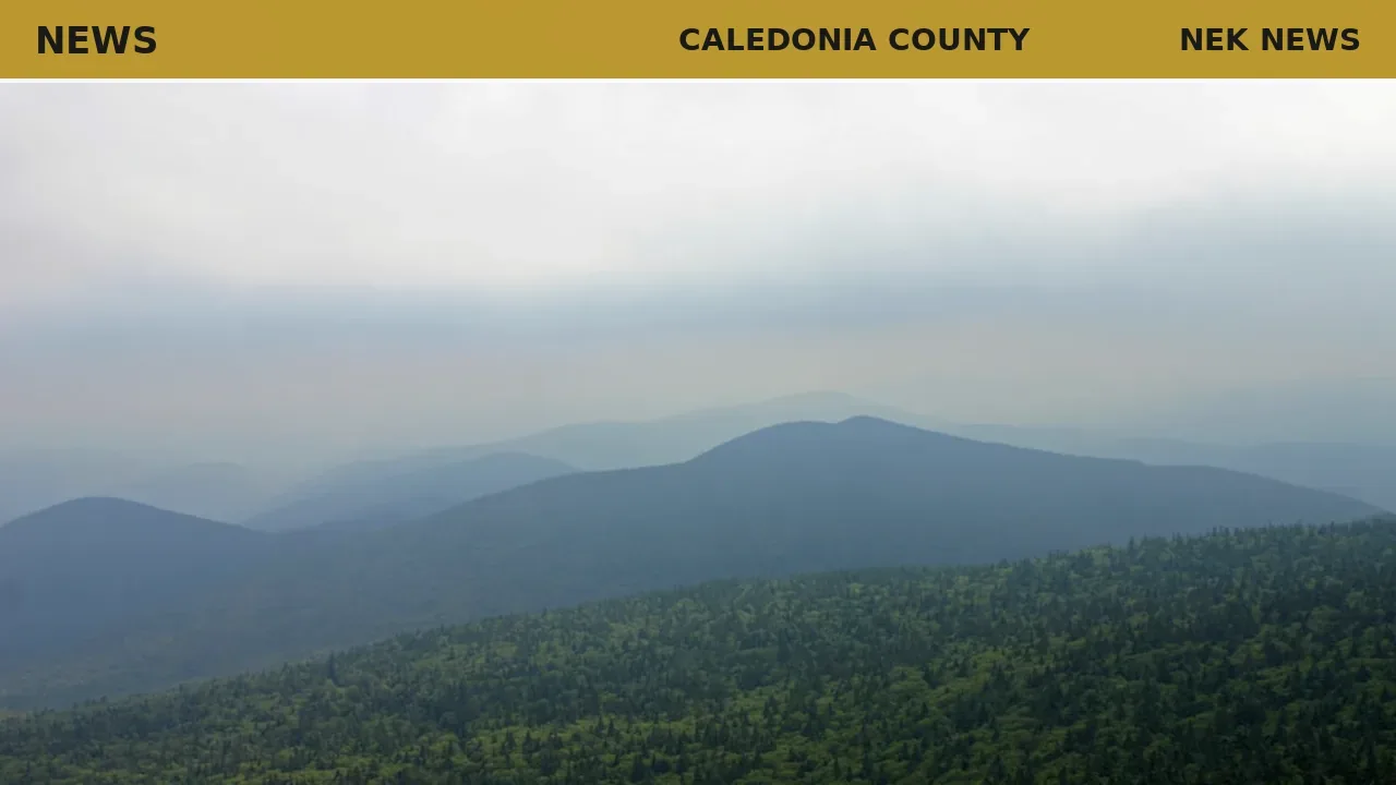 Severe thunderstorm warning for Caledonia County