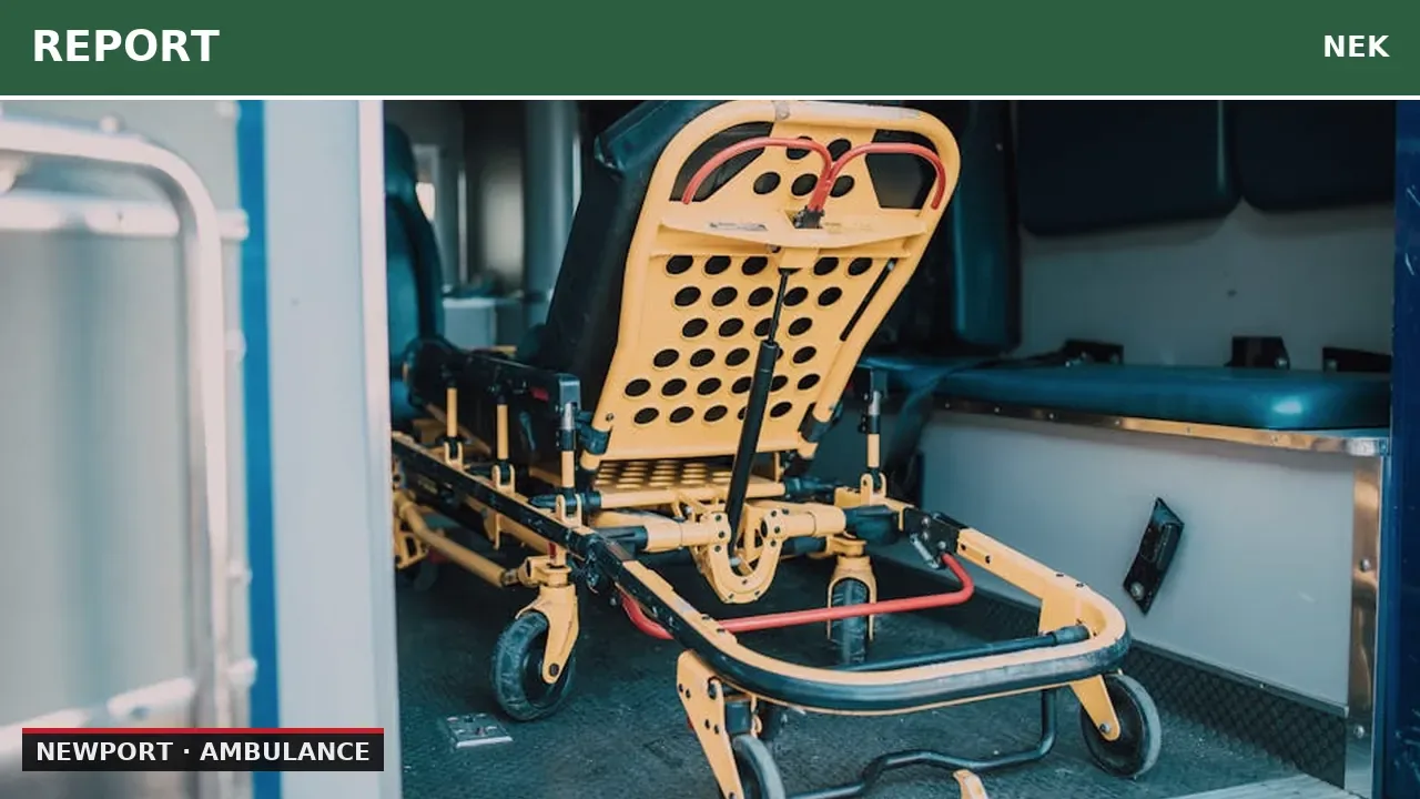 Newport Ambulance Transports Patient After Seizure