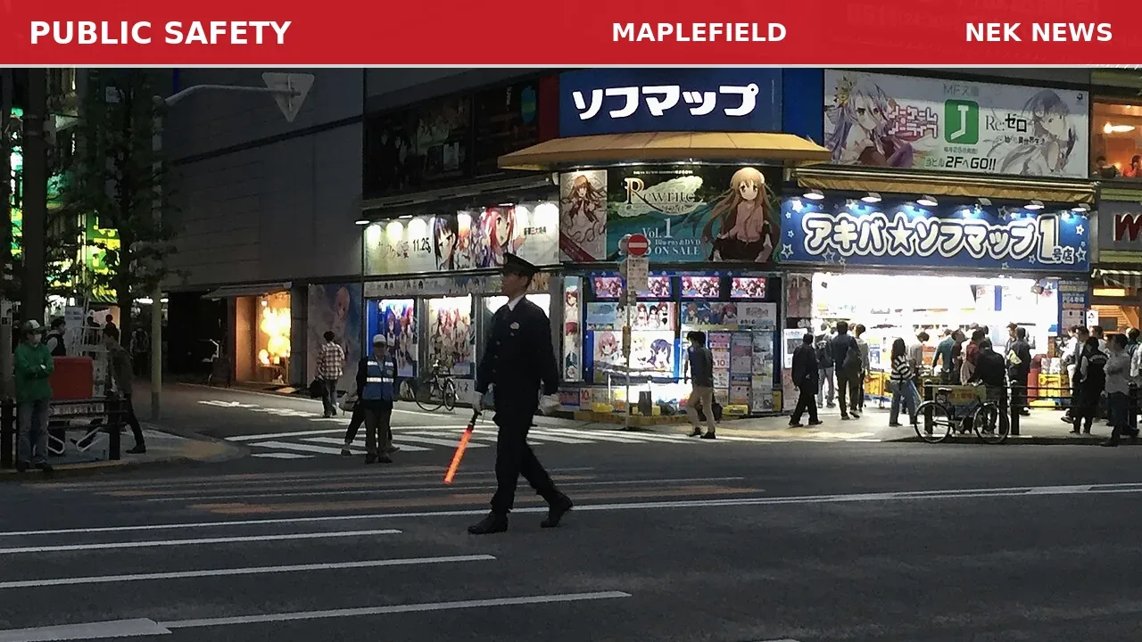 Man Throwing Himself into Traffic in Maplefield