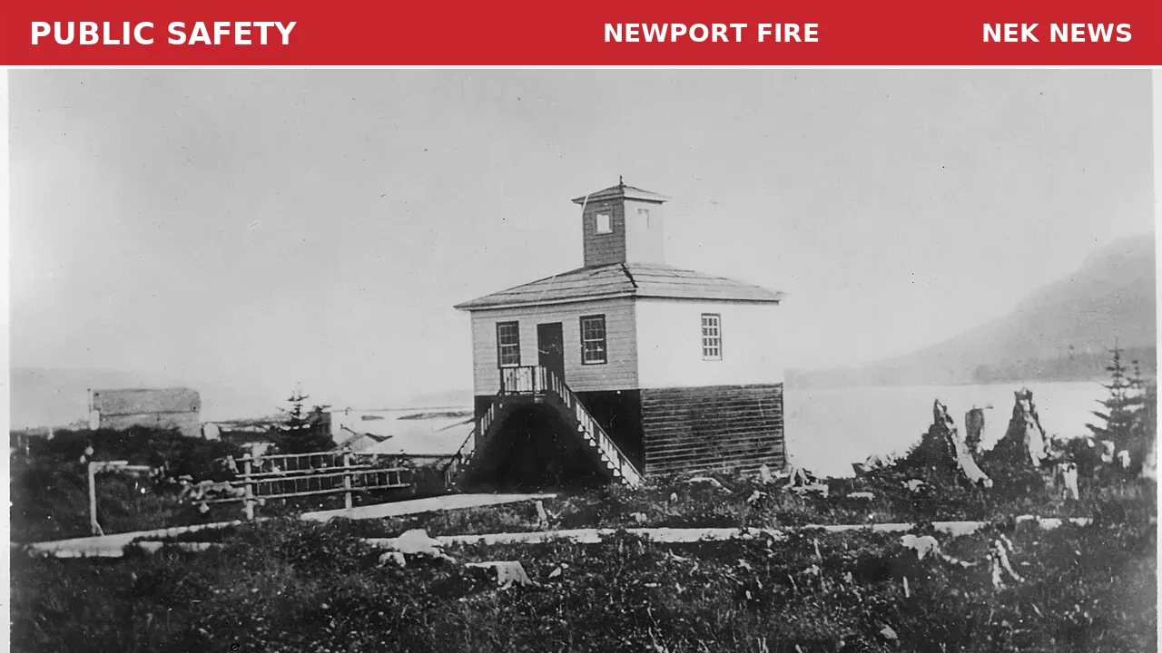 Elevator rescue on Main Street in Newport