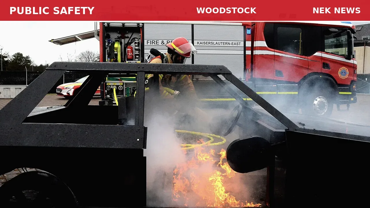Grill Fire Extinguished on Paradise Road in Woodstock