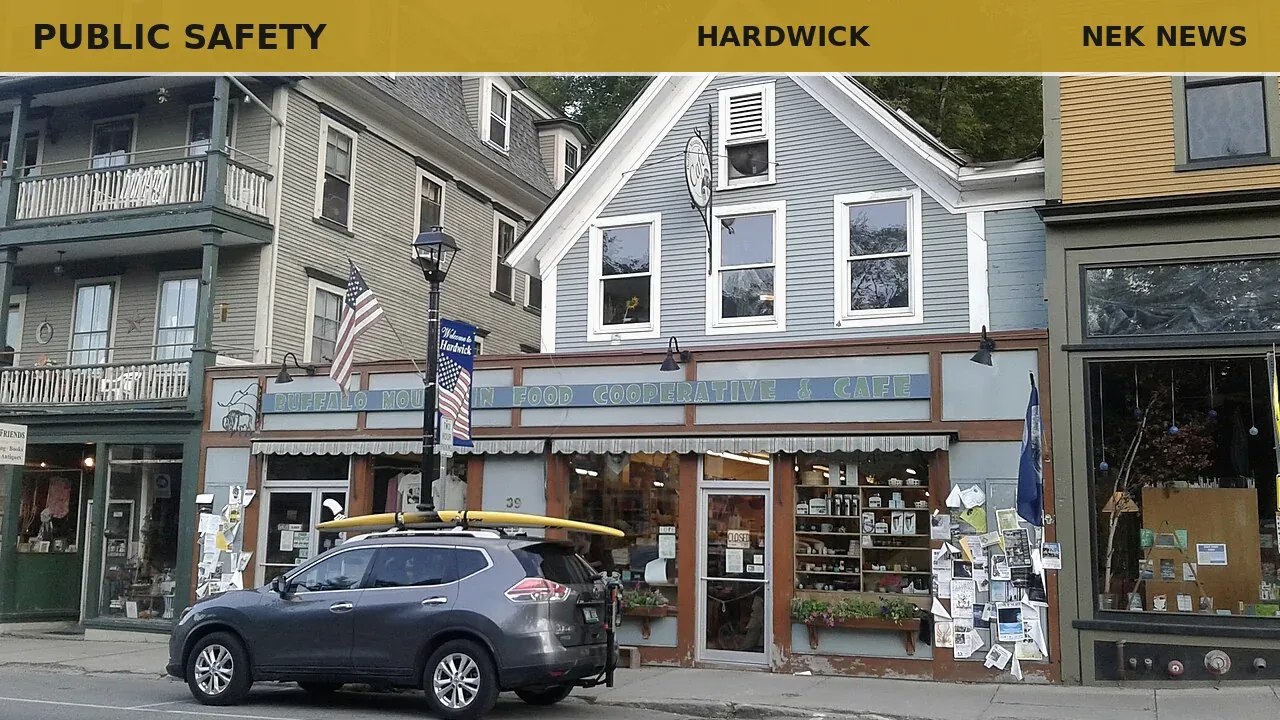 Car hits Buffalo Mountain Co-Op building in Hardwick