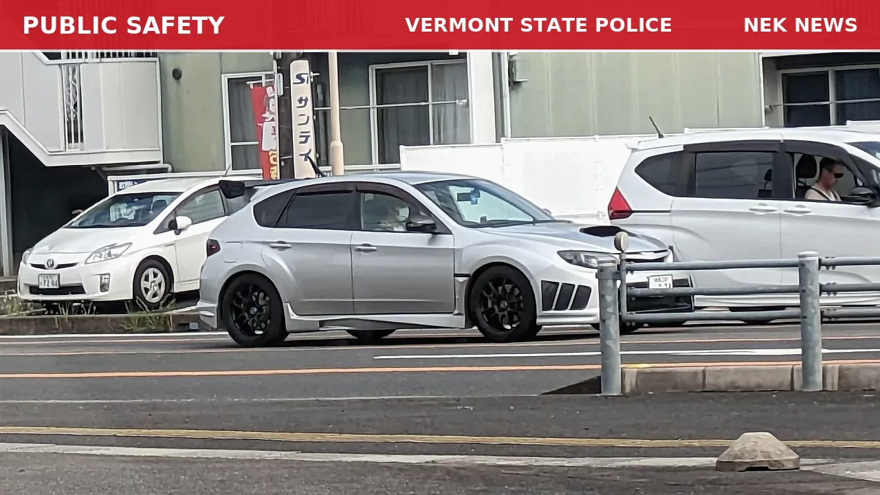 Police Seek Silver Subaru Impreza in St. Johnsbury