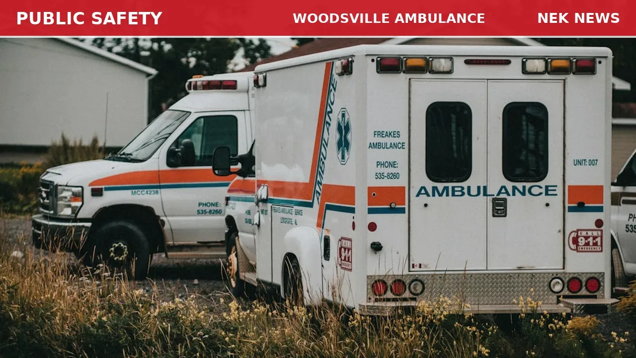 Medical Call for Chest Pressure on County Road in Woodsville