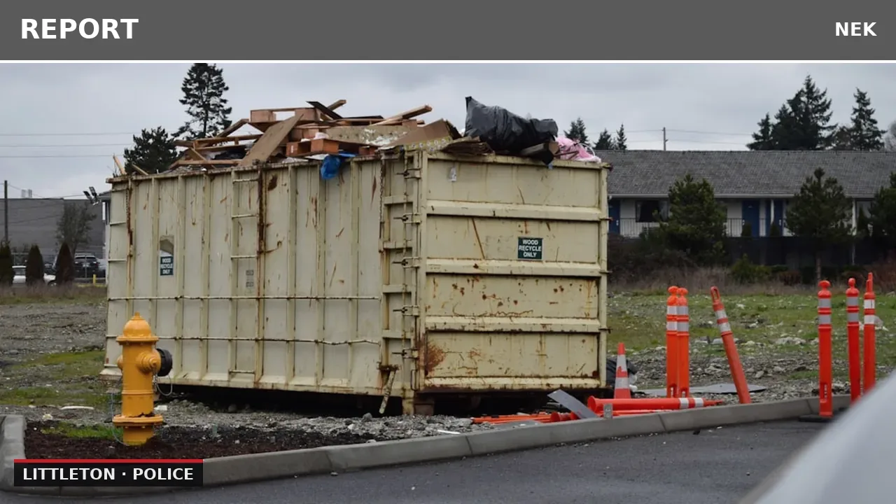 Illegal dumping reported at Mount Eustis Road