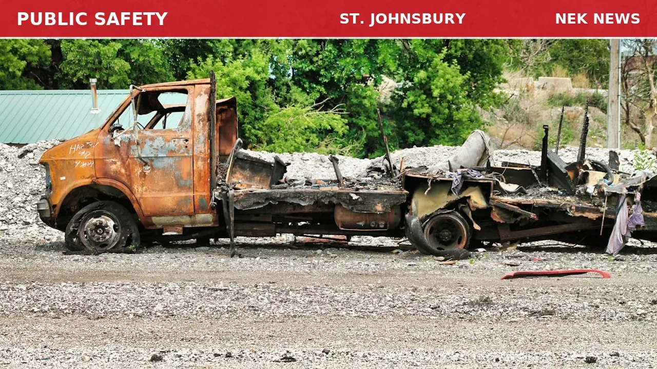 Possible fuel leak into pond on Memorial Drive in St. Johnsbury