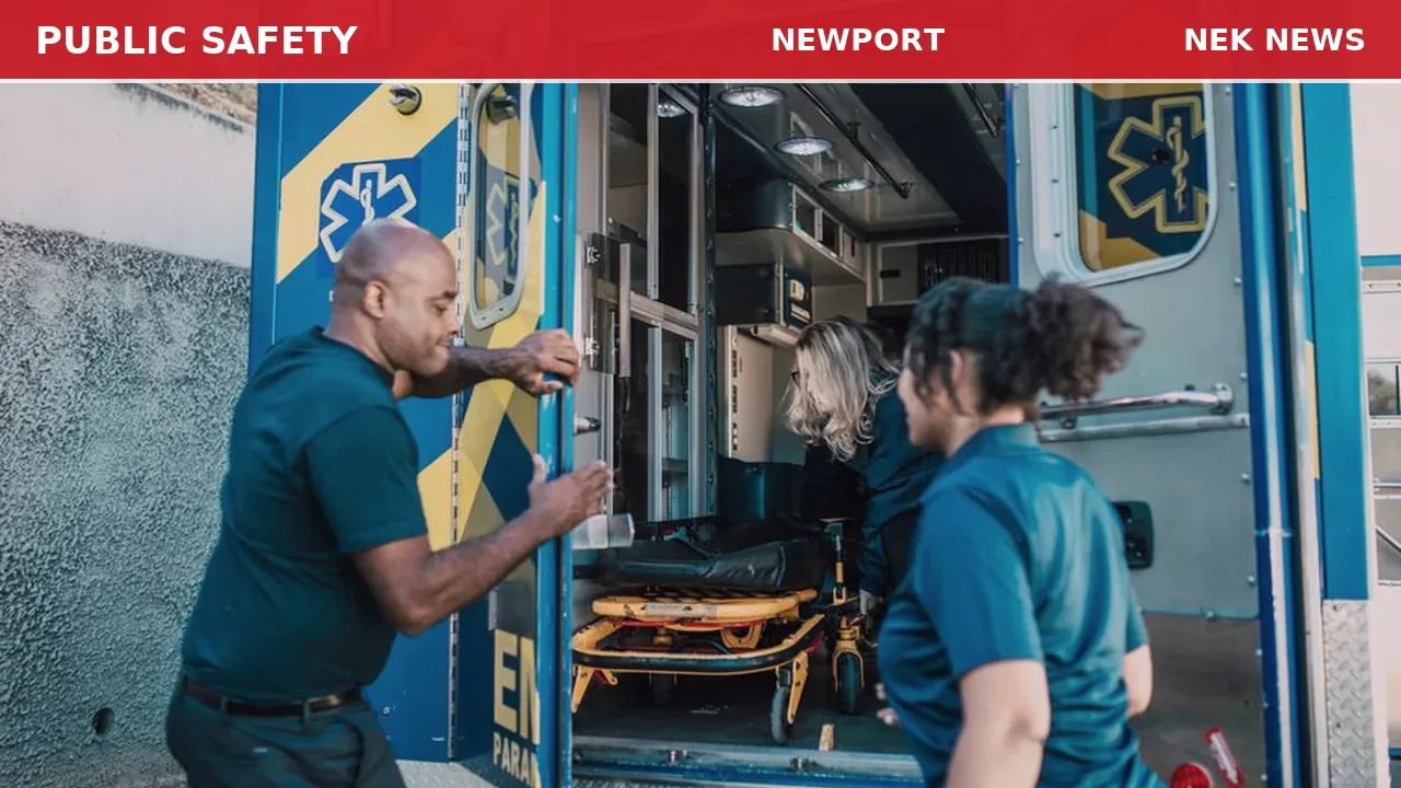CPR in Progress for Unresponsive Man in Derby Line