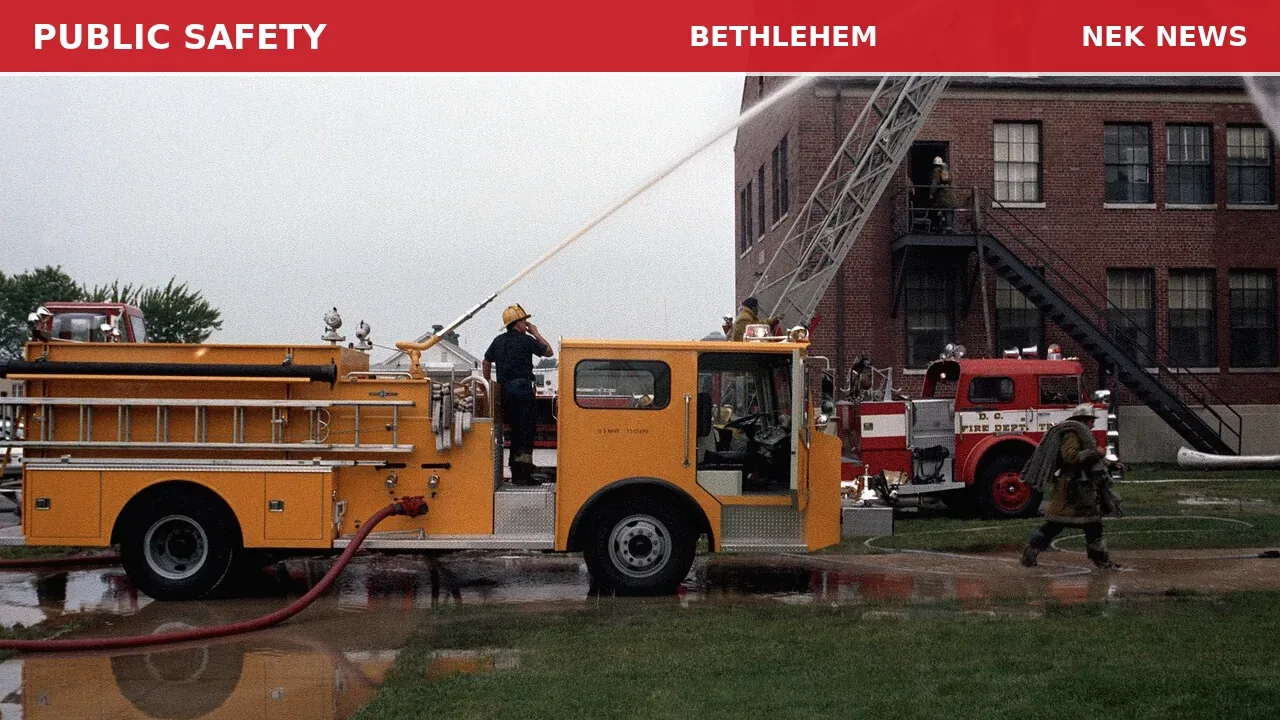 Emergency Response on Whitefield Road in Bethlehem