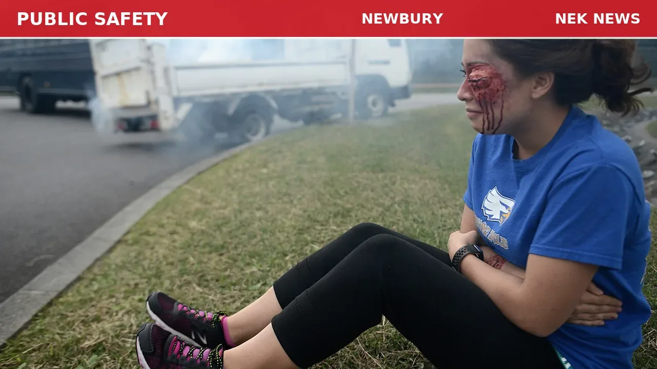 Motor Vehicle Rollover on Route 302 in Newbury